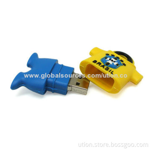 New Design Polo Shirt USB Flash Drive with 1 to 32GB Memory Capacity and 3D Design Free Logo
